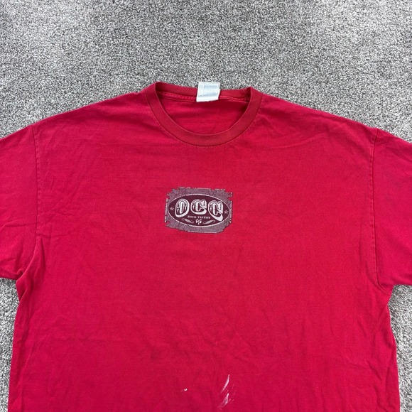Vintage Y2K Orange County Choppers Shirt Mens‎ XL Red Rock Tavern Biker Grunge - Picture 2 of 5